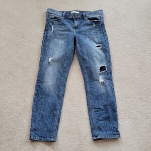 Eunina Sasha Low Rise Relaxed Skinny Crop Jeans size 15